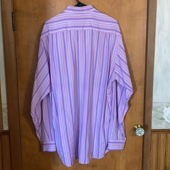 Ermenegildo Zegna Lavender Striped Button Down - Picture 7 of 7